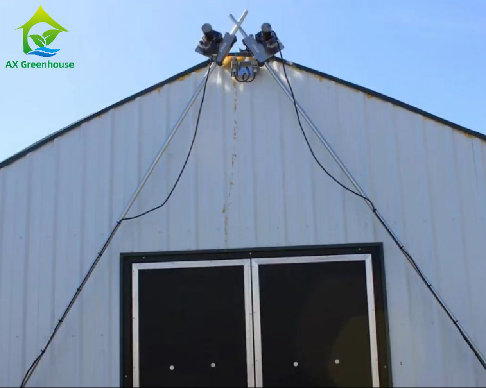 Commercial Backyard Light Dep Greenhouse Plastic Film Hot Galvanized Steel Greenhouse