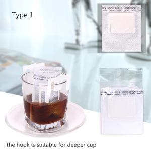 Wholesale Non Woven Paper Cotton Drip Coffee Filter Bags 3 Side Seal Food Grade Customized Size from china suppliers
