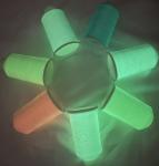150D Glow In The Dark Yarn Crochet Green Luminous Embroidery Thread
