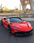 For Ferrari SF90 Carbon Fiber Body Kit SF90 Upgrade RYFT Style Jump Down Front