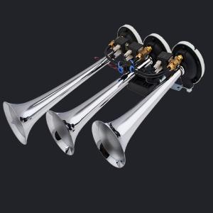 Wholesale 12/24V Marco Three Trumpet Chrome Air Horn (HS-1021) from china suppliers
