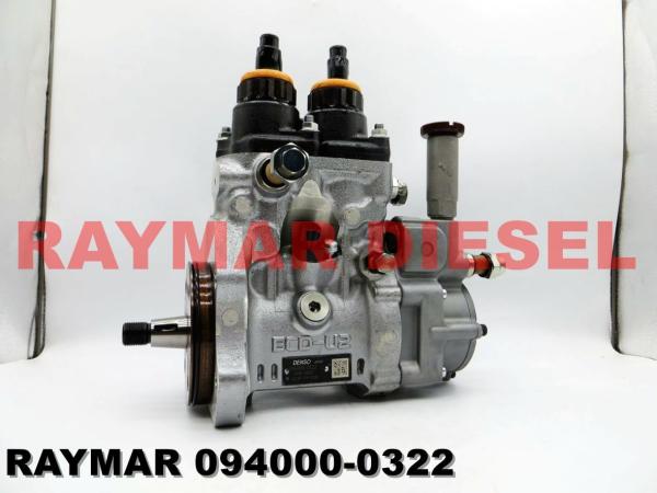 DENSO HP0 Common rail fuel pump 094000-0322 for KOMATSU SA6D140E-3 6217-71-1120,