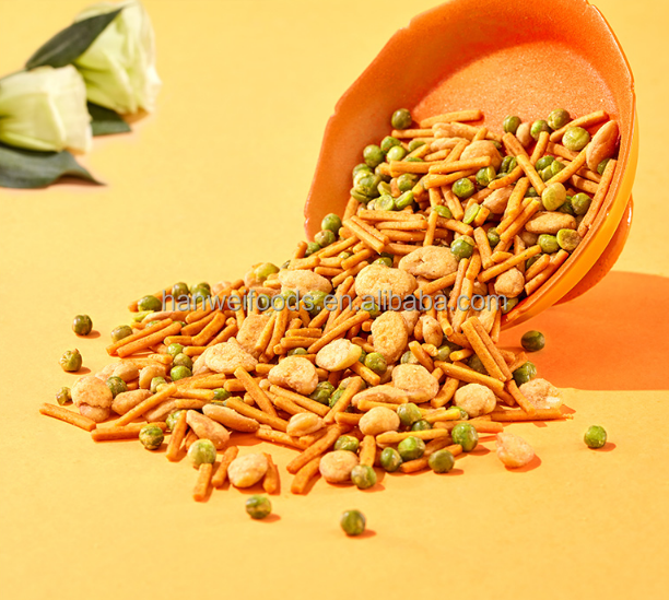 OEM Rice Cracker Snacks Strimp Flavors Strips Chinese Traditional Snacks