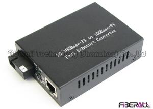 Wholesale 10/100M Wdm Media converter fiber optic With External Power Adapter SM 20Km from china suppliers