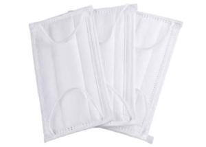Wholesale White Color Disposable Earloop Face Mask Superfine Fiber Material Anti Pollution from china suppliers