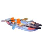 2 Person Pedal Clear Plastic Kayak 100 % Virgin Polycarbonate Sheet Custom Logo