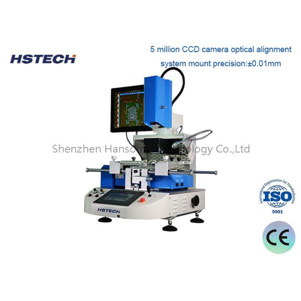 Independent 3 Heating Zones BGA Rework Station PCB Handling Equipment With SMEMA Signal