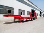 3 Axles 65tons Heavy Duty Lowbed Low Loader Lowboy Truck Semi Trailer for Heavy
