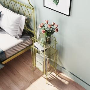 Wholesale Bedside Waterproof 32x23x70cm Steel Book Rack Floor Standing from china suppliers