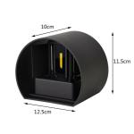 Modern Square Circle LED Wall Lamp Sconces Light Fixtures Bedroom Halloy Decor