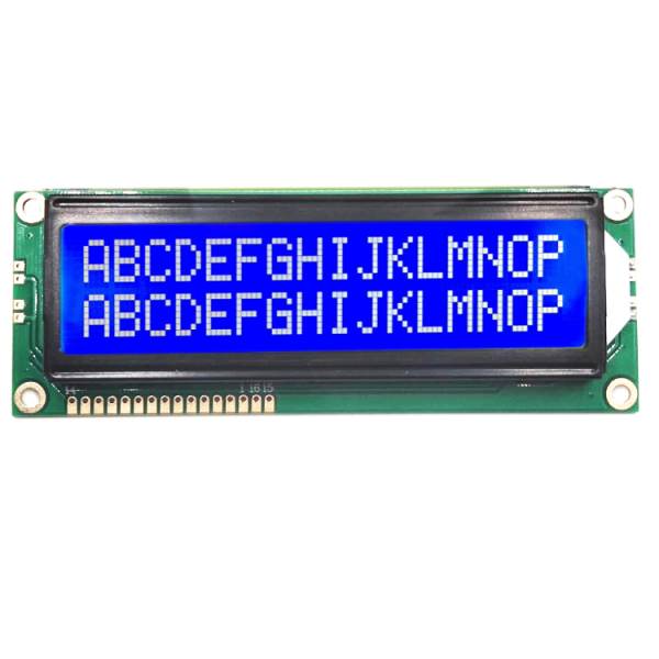 ET-1602B Lcd1602 Blue Screen Transparent Rspeedomete Segment Lcd Display Electronic New 16x2 Character Lcd Display Module
