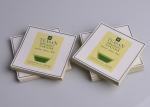 Personalized printed silver embossing self adhesive artpaper labels for green