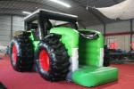 Green Color Adult Bounce House Inflatable Tractor Bouncer Double Line Sewed