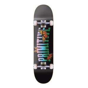 Wholesale Primitive Skateboarding Collegiate Butterfly Black Mini Complete Skateboard - 7.3&quot; x 28.9&quot; from china suppliers