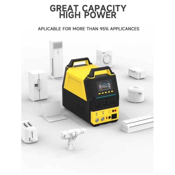 Lifepo4 Portable Solar Power Station 2000w High Capacity For Camping