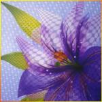 Indoor PVC Plastic Composite 3D Panel for Ceiling / Wall Decorative Size 460mm