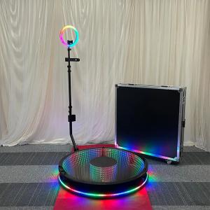 Wholesale LED Infinite Selfie Photo booth 360 Tempered glass Motion Platform from china suppliers