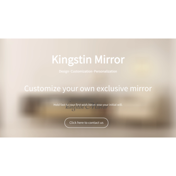 Kingstin Smart Series: Frameless Round Smart Mirror with Integrated Android System & Anti-Fog Technology