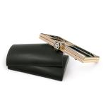 Wholesale Handbag hardware 17.8*10.8 cm gold custom metal box clutch frame purse