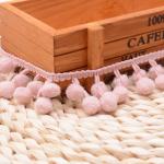 Hometextile 30mm Polyester Pom Pom Ball Fringe