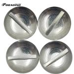 Universal OE NO. 7/16"x.500" Silver Steel Quarter Turn Dzus Dome Head Buttons