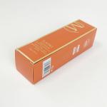 Small Orange Cosmetic Storage Kit Skin Care Gift Packing Box With Metallic