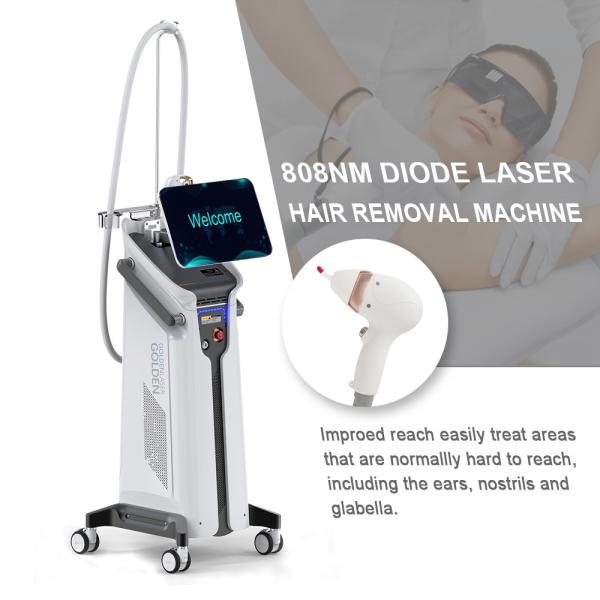 CE 3 Wavelength Laser Hair Removal 600w Beauty 755nm 808nm 1064nm Diode Laser