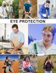 Safety Goggles Anti-Fog & Crystal Clear Lens Protective Lab Goggles, Eye