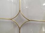 Metal Frame Cabinet Door Glass Panels Moisture Proof Board Plywood