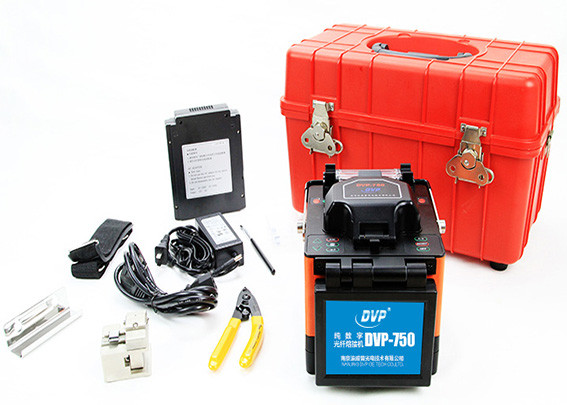 Handheld Fiber Optic Fusion Splicer Machine 0.01dB - 0.04dB , DVP-750 Fusion Splicer