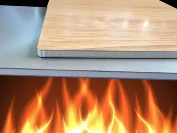 B1 A2 core PVDF coating HDPE 1.22 X 2.44m Fire Rated Aluminum Composite Panel ACP Roofing Sheet 0.30mm