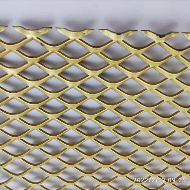 Big Diamond Hole Expanded Metal Mesh Powder Coated 1.5x3m