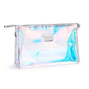 Wholesale Luxury Rainbow Holographic PVC Cosmetic Organiser Bag from china suppliers