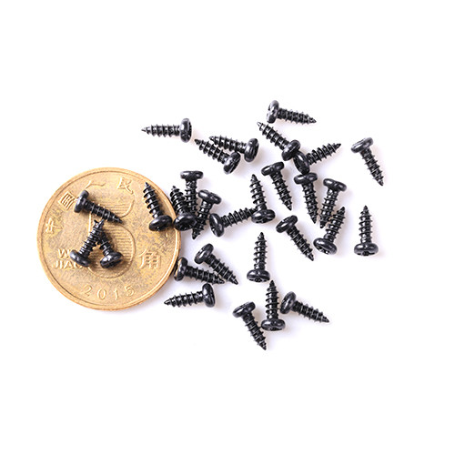 Nickel Plated Surface Treatment High Precision Mini Screw Cylindrical Head Cross Recessed Self-Drilling Micro Screw for Phone