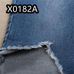 Wholesale 10Oz TR Cotton Polyester Spandex Denim Fabric Dark Blue Shade from china suppliers