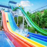 Family Aquatic Playground Spiral Water Slide Playing Ground Water House
