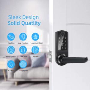 Wholesale Anti Theft Smart Fingerprint Door Lock With CE FCC Certification from china suppliers