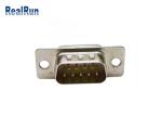 DB 9P 180° Straight Solder D Sub Male Connector Gold Plated PBT