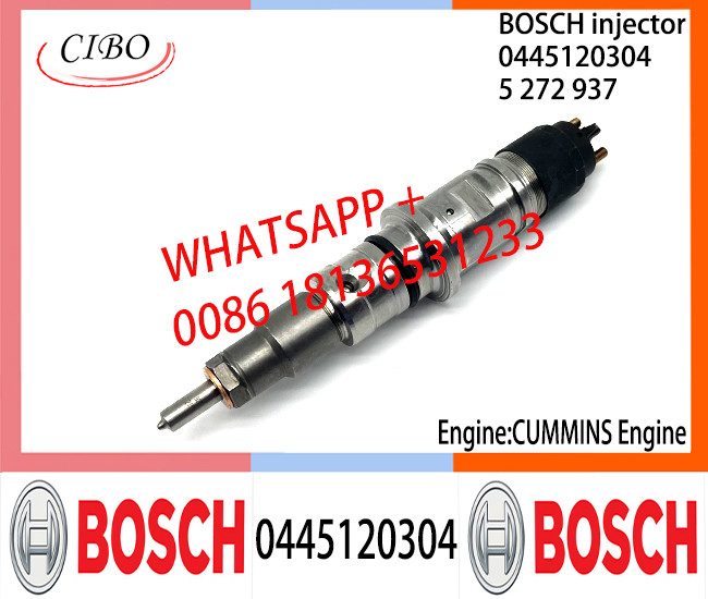 BOSCH 0445120304 Neutral Diesel Fuel Injector Assembly 0445120304 5272937 For CUMMINS Engine