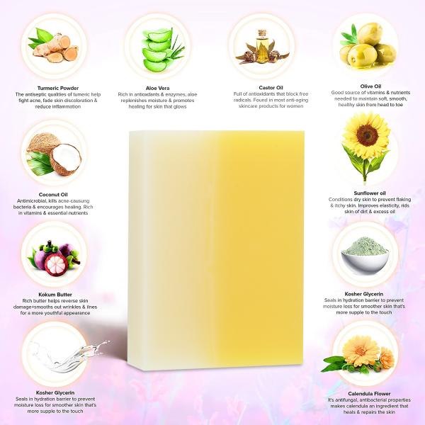 ISO9001 Organic Handmade Soap For All - Skin Nourish Custom Packaging