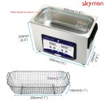 4.5L 90W Benchtop Ultrasonic washer 1mm Tank For Dental Instruments
