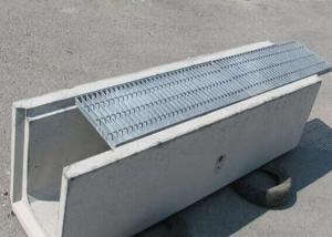 Wholesale Antiseptic Grating Trench Cover , Metal Trench Drain Grates For Sidewalk from china suppliers