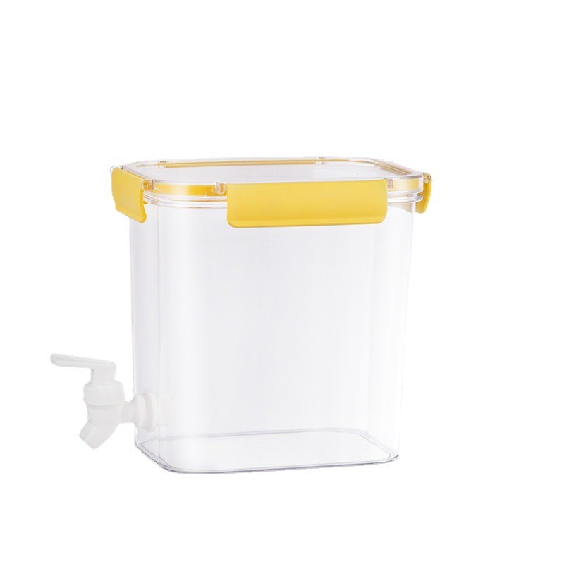 4.5L Plastic Refrigerator Beverage Dispenser Cold Water Kettle with Faucet