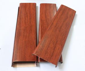 Wholesale Modern Aluminum Strip Ceiling U Shaped Wood Grain Color For Hotel Airport from china suppliers