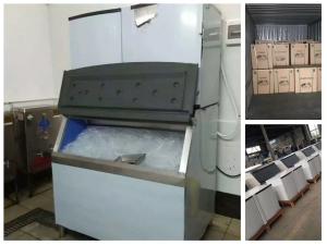 Wholesale High Production CE Certified 500kgs To1000kgs Commercial Icemaker Machine With Ice Bin For ICE Plant from china suppliers