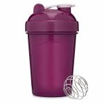 Dishwasher Safe Custom Logo Fitness Plastic Shaker Bottles 20 OZ 400ml Bpa Free