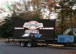 Waterproof IP65 Double-sided outdoor LED sign display football games in real