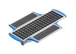 210 lm/W 120W IP66 Integrated Intelligent Solar LED Street Light TUV CB CE SAA