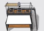 Topshaw Factory Price Durable Structure Prefabricated Coffee Shop Kitchen