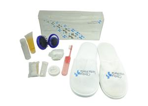 Wholesale Travel Amenity Kits PVC Pouch With Nine Contents For Travel / Hotel / Plane from china suppliers